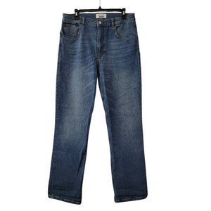 Reformation Liza High Straight Jeans Sz 31 Laguna Blue Organic Cotton Casual